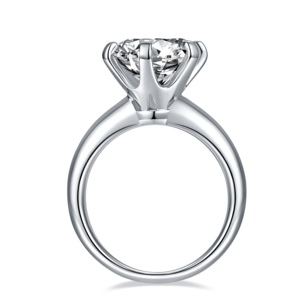 Certified 5ct. t.w. Diamond Solitaire Engagement Ring - Picture 5 of 16
